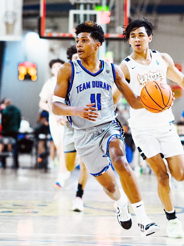 Acaden Lewis with Team Durant