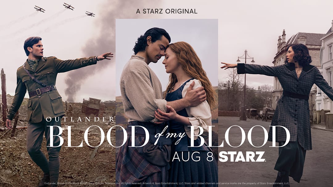 Outlander: Blood Of My Blood S1 Key Art 1, Image IDs: BMB1_050424_11173, BMB1_050424_11178, BMB1_050424_14964, BMB1_050424_14987, BMB1_102_012524_0410, BMB1_102_030524_0004, BMB1_102_030524_0006, BMB1_102_030524_0314, BMB1_108_062124_0066, shutterstock_1033600588, shutterstock_1086807062, shutterstock_2425989305