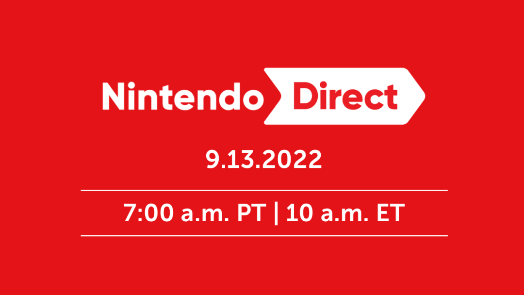 The last Nintendo Direct was held on Sept. 13, 2022. 