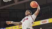 Arkansas Razorbacks Billy Richmond during game against the Jackson State Tigers at Bud Walton Arena in Fayetteville, Ark.