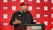 Nebraska coach Matt Rhule will look to improve his 12-13 career record with the Huskers.