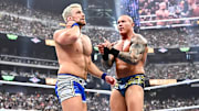 Randy Orton and Joe Hendry at WrestleMania 41