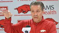 Razorbacks coach John Calipari at press conference Wednesday