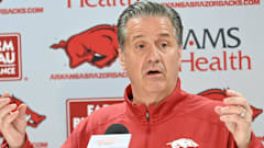 Razorbacks coach John Calipari at press conference Wednesday
