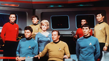 On the set of the TV series Star Trek