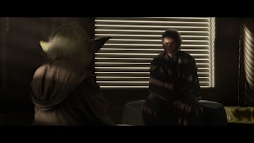 Star Wars: Episode III - Revenge of the Sith. Yoda. Anakin Skywalker. Image Credit: StarWars.com