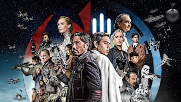 Star Wars: Andor final poster for Season 2 featuring the full cast. Image Credit: StarWars.com