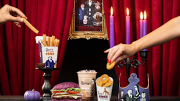 Burger King Addams Family Menu