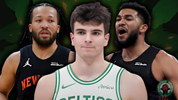 Hugo Gonzalez, Jalen Brunson, and Karl-Anthony Towns