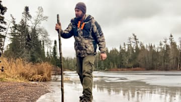 Shallow lakes and protected bays often give ice anglers the first chance to get on the ice. But especially at early ice, be extra careful.