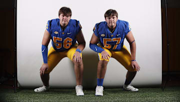 Pitt Football Twin Walk-On Offensive Line Duo Brody and Graysen Riffe