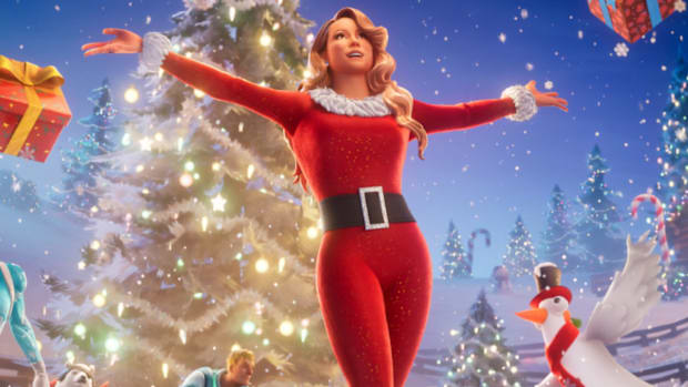Mariah Carey Outfit Singing in Fortnite