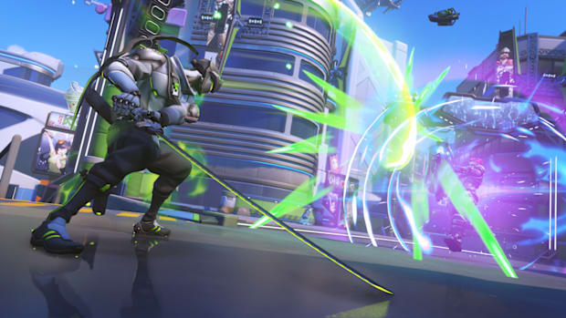 Genji and Zarya Overwatch 2 Stadium