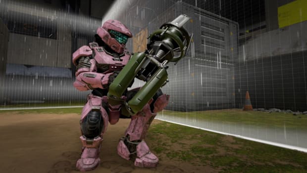 Halo Character Holding Special Equipment