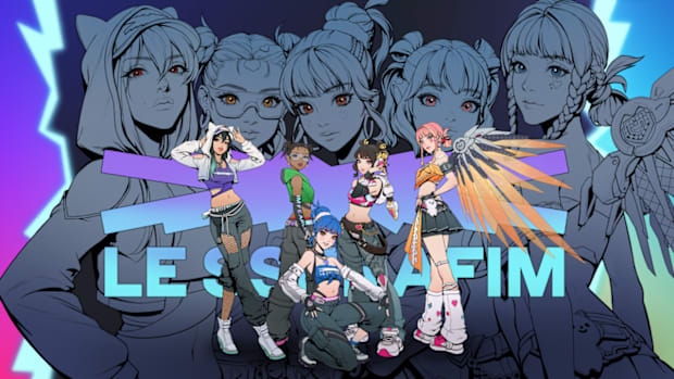 Overwatch 2 x LE SSERAFIM Poster