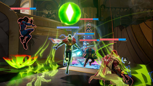 Sentinels Marvel Rivals Coluge on Doctor Strange
