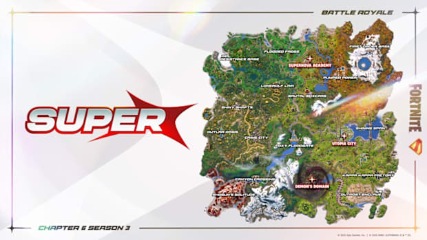 Fortnite Chapter 6 Season 3 Map