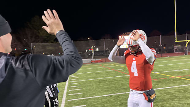 Archbishop Spalding quarterback Malik Washington.
