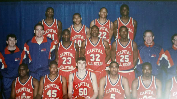 Greg Harris (No. 23, center) played in the 1996 Capital Class. Now, his daughter Vanessa will play in the storied contest, we