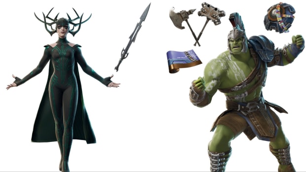 Fortnite skins for Hela and Hulk