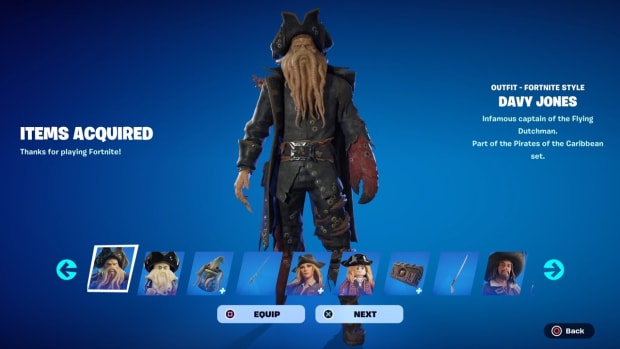 Fortnite: how to deliver 99 souls to Davey Jones