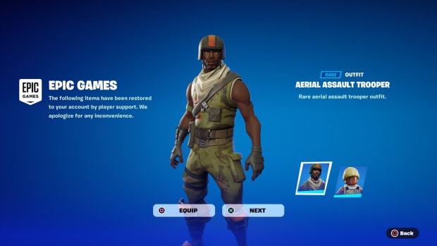 Soldat d'assaut aérien de Fortnite