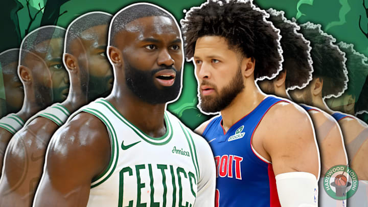 Jaylen Brown and Cade Cunningham