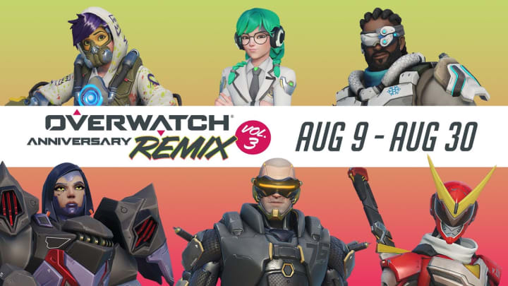 Overwatch Anniversary Remix Vol. 3 "remixed" Legendary skins