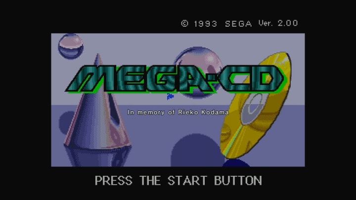 The in-game tribute to Rieko Kodama in the Mega Drive Mini 2.