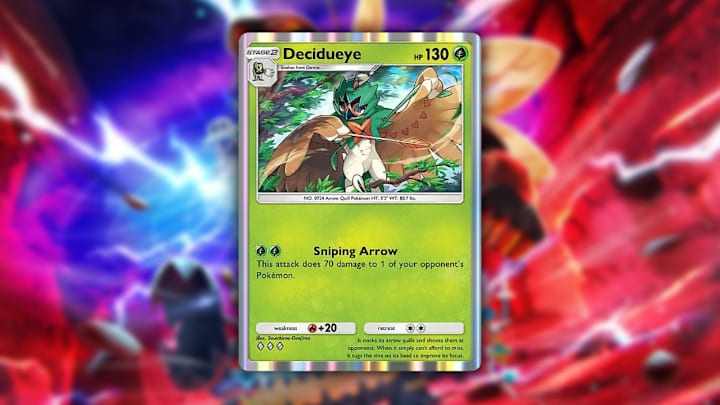 A Decidueye card in Pokemon TCG Pocket