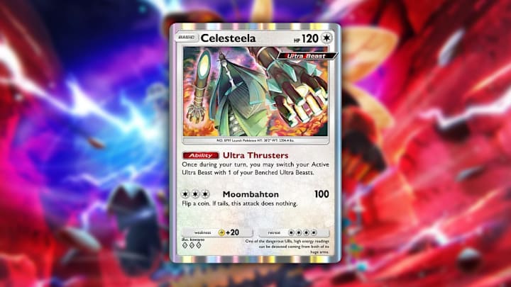 A Celesteela card in Pokemon TCG pocket