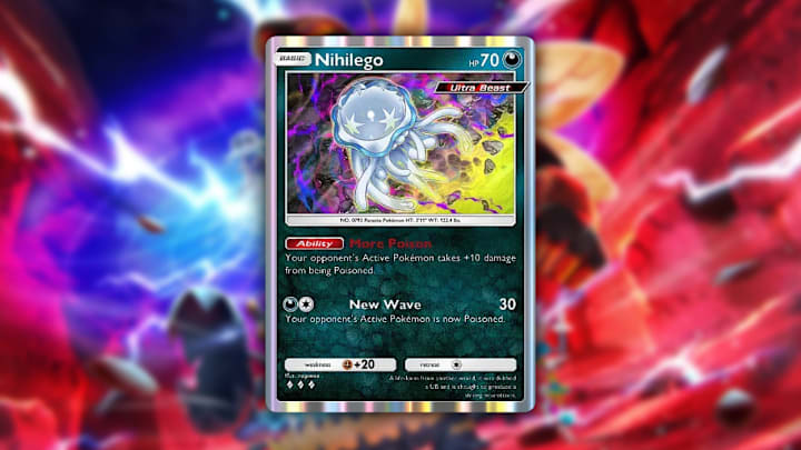 A Nihilego card in Pokemon TCG Pocket