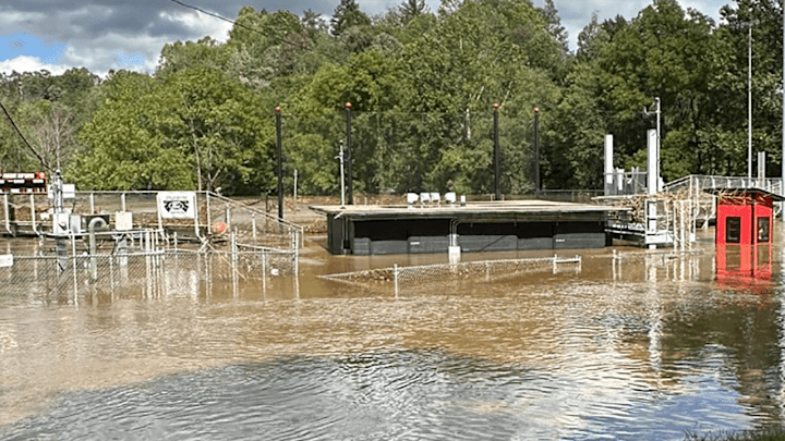 For the second time since 2021, the athletic facilities at Pisgah High School have been overwhelmed by flooding, as the state of North Carolina faces mass devastation for Hurricane Helene.