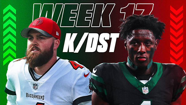Chase McLaughlin (left) is a start this week while Sauce Gardner (right) and the Jets DST is a sit. Chase McLaughlin (left) is a start this week while Sauce Gardner (right) and the Jets DST is a sit.