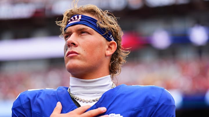 Jaxson Dart did not speak to the media on Sunday.