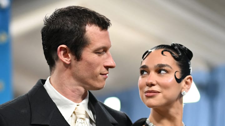 Callum Turner and Dua Lipa