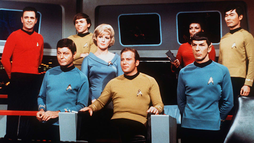 On the set of the TV series Star Trek