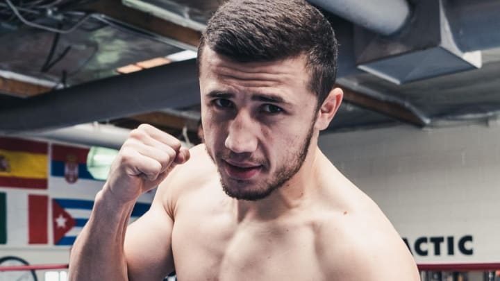 Israil Madrimov trains hard for his upcoming title defense against boxing legend Terence Crawford