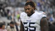 Tennessee Titans right tackle JC Latham