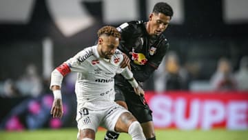 Neymar foi o destaque na vitória do Santos sobre o Massa Bruta