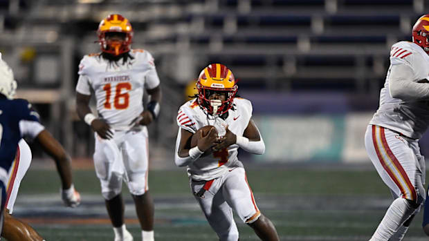 Nasir Hutchinson of Clearwater Central Catholic football