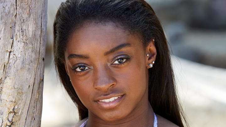 Simone Biles was photographed by Walter Chin in Puerto Vallarta.