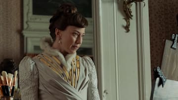 Carrie Coon in The Gilded Age season 3 on HBO