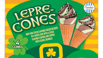 Sundae Shoppe Mint Lepre-Cones 
