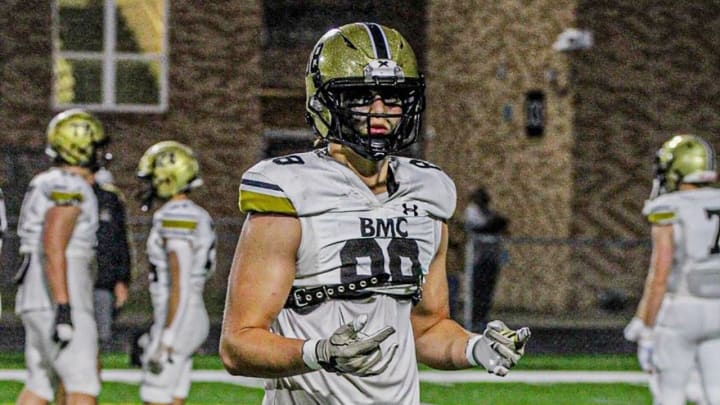 Four-star edge rusher Jake Kreul transferred from Bishop Moore (Florida) to IMG Academy in the offseason.