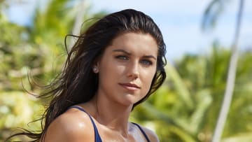 Alex Morgan was photographed by Ben Watts in St. Lucia