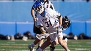 Loyola Blakefield face-off specialist Laird Nugent has committed to play his college lacrosse for the Mercer Bears in Macon, Georgia.