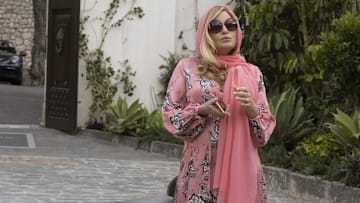 Jennifer Coolidge as TANYA MCQUOID-HUNT in The White Lotus season 2 on HBO