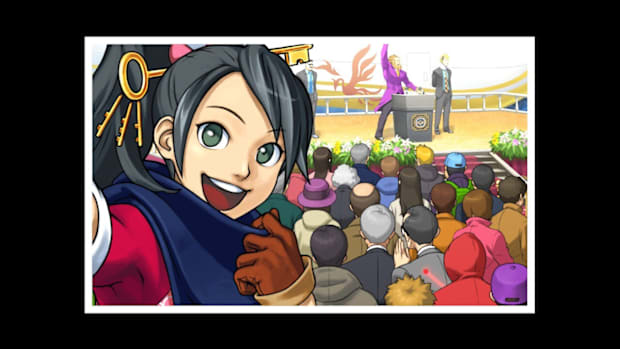 AAI screenshot. A selfie of Kay featuring a crowd and the Zheng Fa president making a speech.