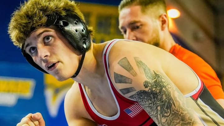 Bishop McCort wrestler Jackson Butler has reopened his recruitment after California Baptist, the school to which he was committed, announced, on Friday, that it was dropping its wrestling program.